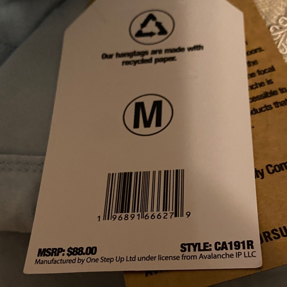 Avalanche Pale Blue Hooded Crew Sweatshirt - Picture 3 of 11
